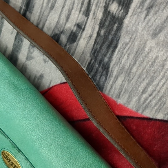 Fossil green leather purse - Picture 14 of 14